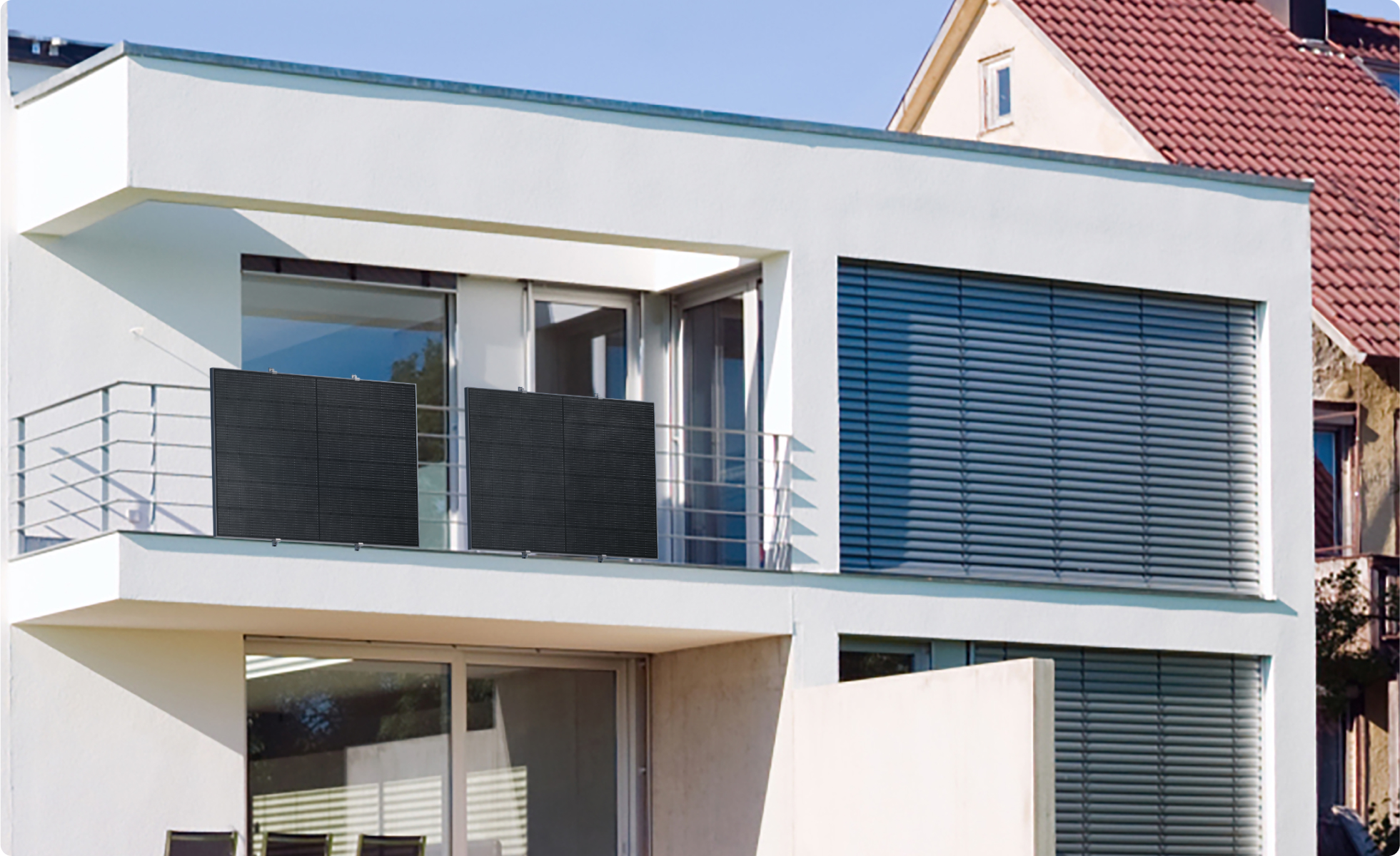 Balkon des Hauses